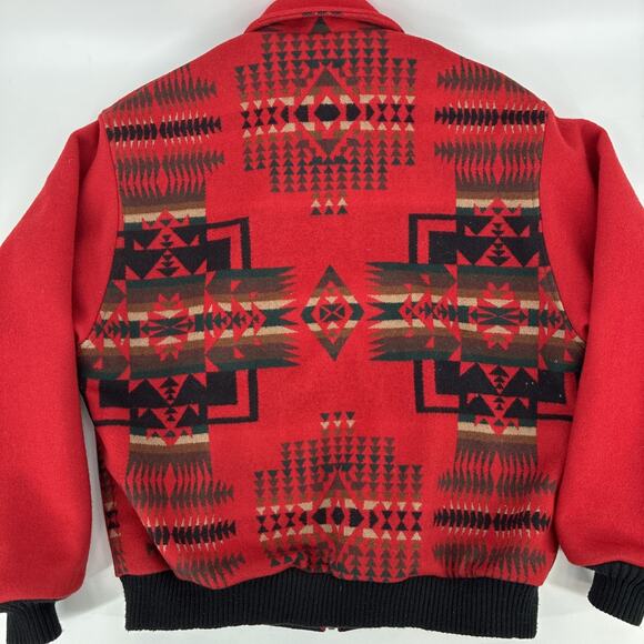 Vintage Pendelton Jacket Men Medium Wool Aztec High Grade Western Wear Rancher - Picture 10 of 16
